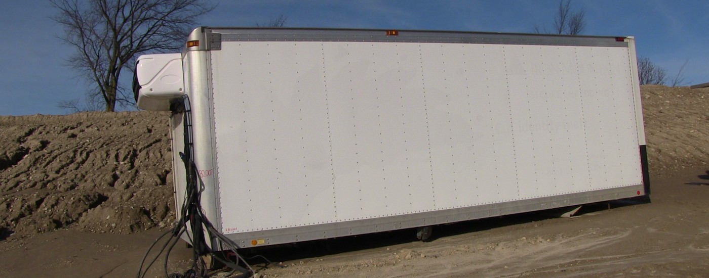 Used Mickey insulated truck body with reefer